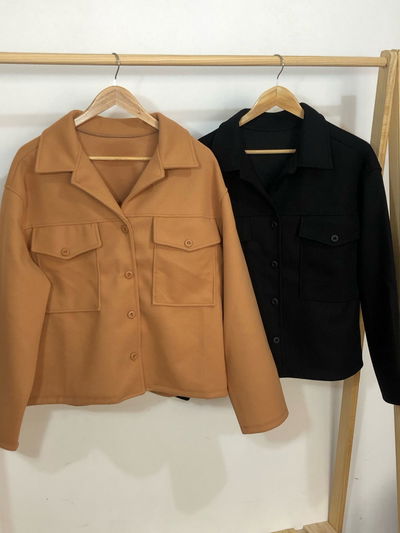 Campera Tipo Camisaco Paño