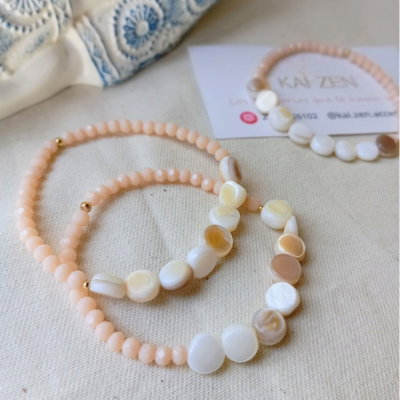 Pulsera Elástica Piedra natural 