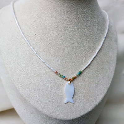 Collar Pez de Nácar 