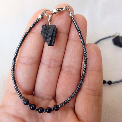 Pulsera Turmalina negra 