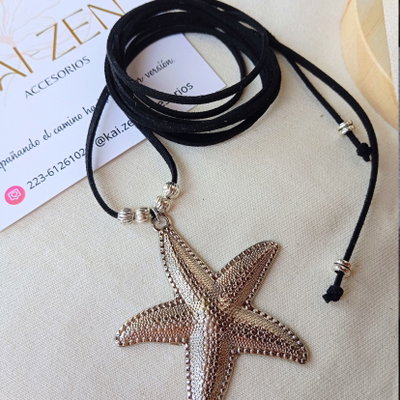 Choker negro Maxi Estrella 