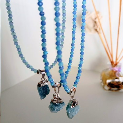 Collar Aguamarina