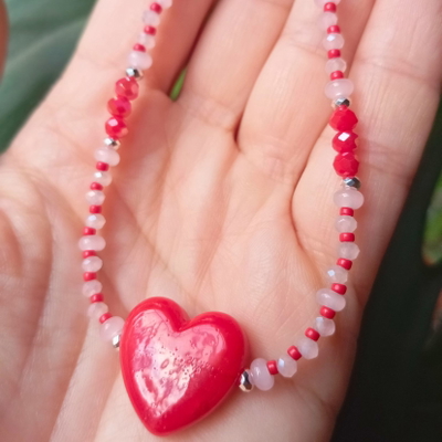 Collar Maxi corazón 