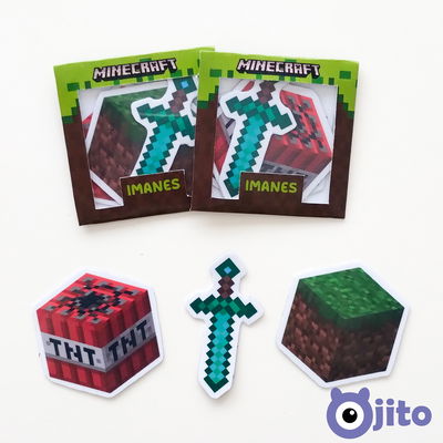 Figuras Minecraft - Pack Imantado