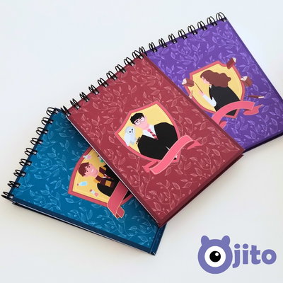 Harry Potter - Pack X3 cuadernos A6