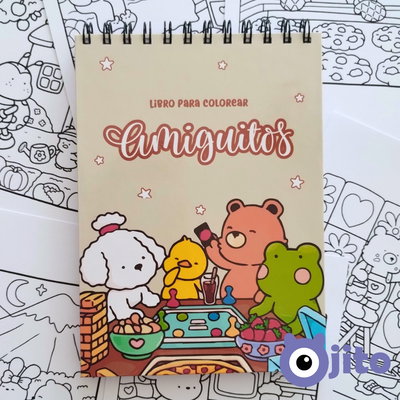 Amiguitos - Libro para colorear 