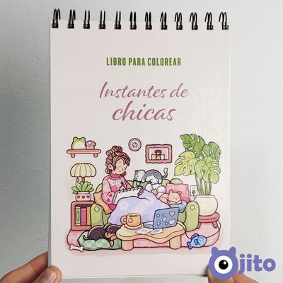 Instantes de chicas - Libro para colorear