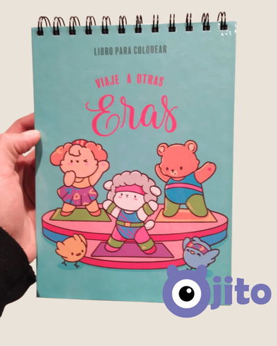 Viaje a otras Eras - Libro para colorear 