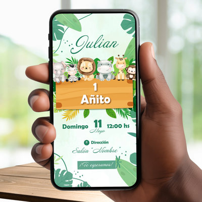 Invitación digital - Formato imágen