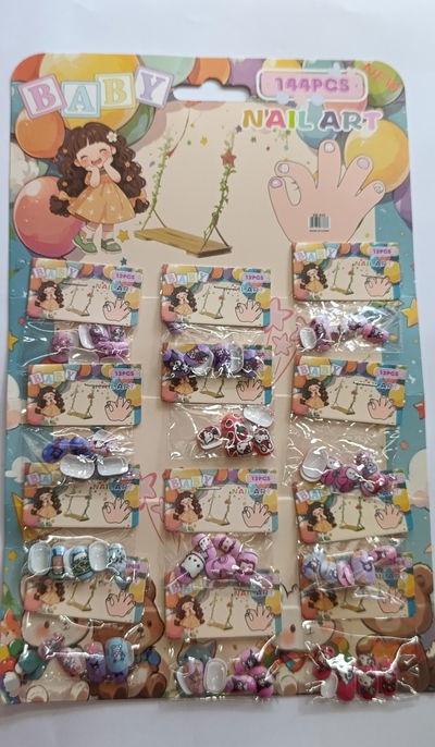 uñas nena x blister 