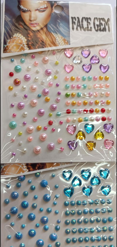 sticker corazon y perla