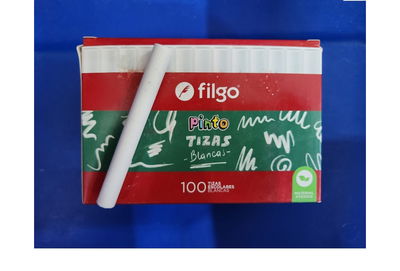 Tiza Blanca x 100 unidades