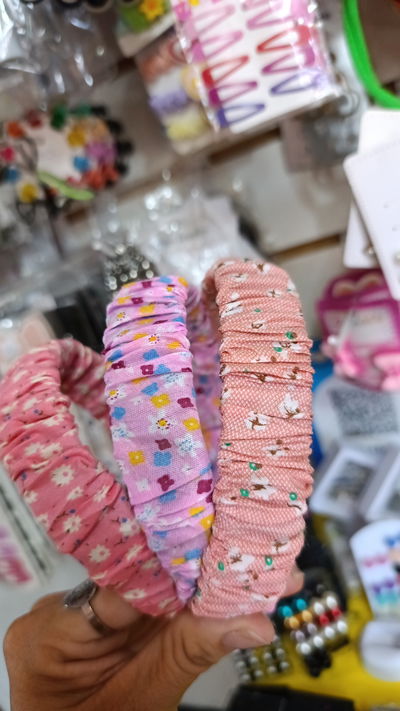 Vinchas de plástico forradas