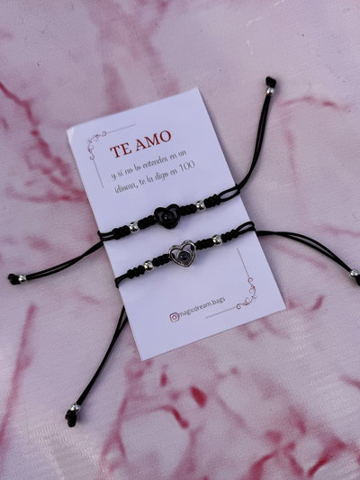 Pulseras Te amo en 100 idiomas 