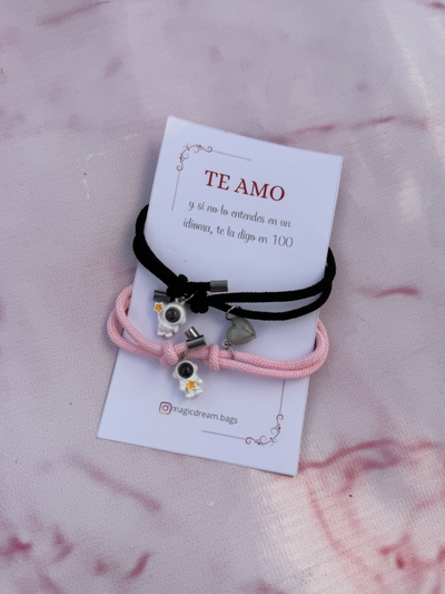 Pulseras te amo en 100 idiomas luminosas 