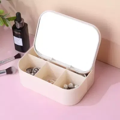 organizador de accesorios con espejito - rectangular