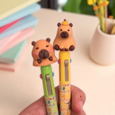 lapicera capybara 4 colores