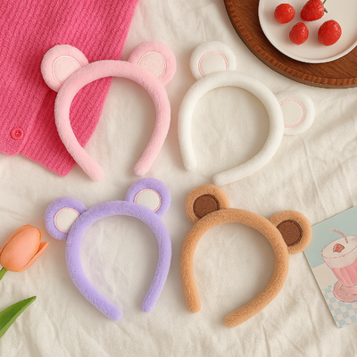 vincha de skincare cutie bear