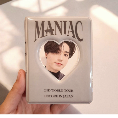 álbum para photocards binder stray kids maniac - portada corazón + 18 ranuras!