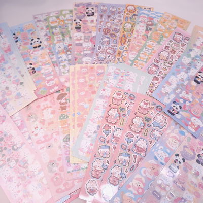 plancha de stickers kawaii 💕unidad surtida
