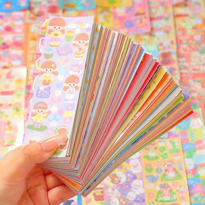 plancha de stickers kawaii 💕unidad surtida