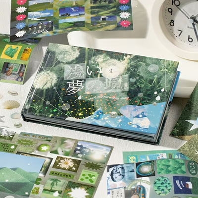 cuaderno de stickers good nights - 72 páginas (más de 2000 stickers + postales!) 💫