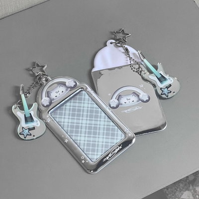 photocard holder miau rockero 🖤🐈🎸