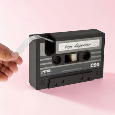 📼 Dispensador de cinta retro cassette 