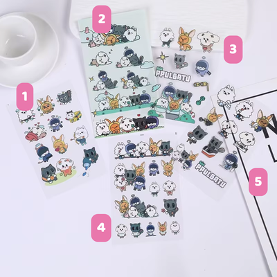 plancha de stickers - TXT ✨