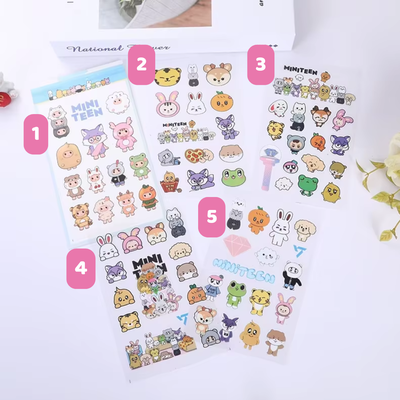 plancha de stickers - SEVENTEEN ✨