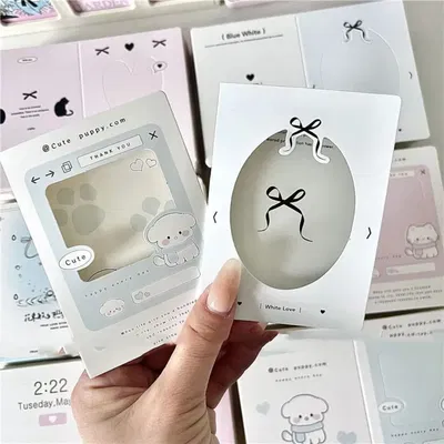 marco para packaging photocards - pack x6