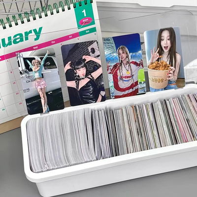 caja organizadora de photocards con visor ✨