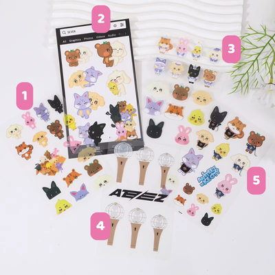 plancha de stickers - ATEEZ✨
