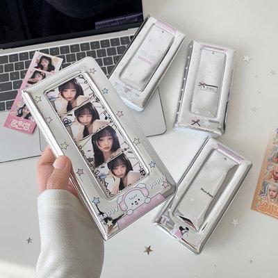 binder kpop photostrips - silver