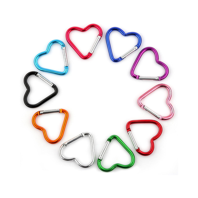 mosquetón corazón