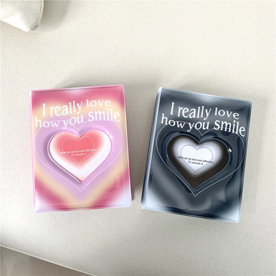 binder kpop photocards album - smile