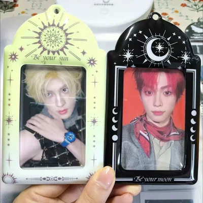 set x2 photocard holder - moon & sun