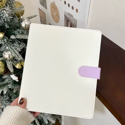 binder macaron A5 + 10 folios - capacidad 80 photocards 📁💫 