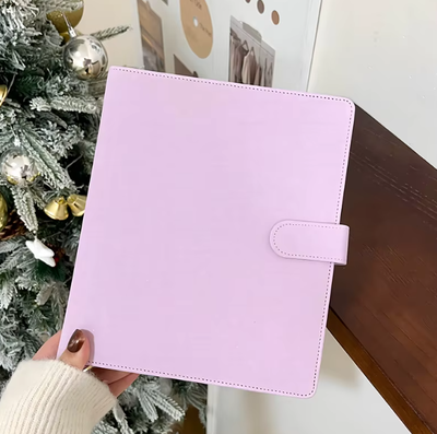binder macaron A5 + 10 folios - capacidad 80 photocards 📁💫 