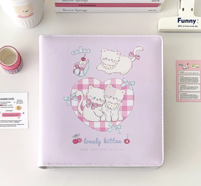 binder cutie cat A5 + 10 folios 📁💫 
