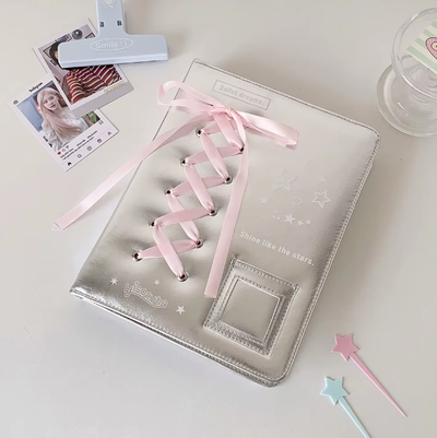 binder metalizado A5 + 10 folios📓✨