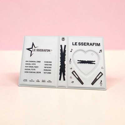 binder photocard album - le sserafim
