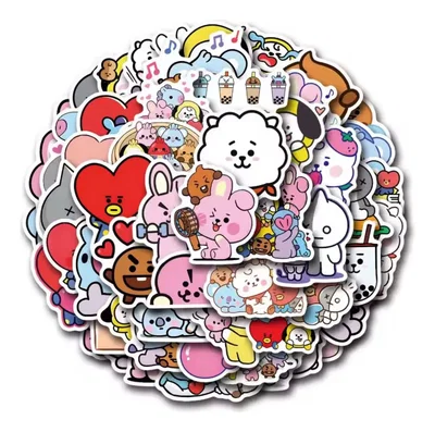 pack x10 stickers aleatorios - BT21✨
