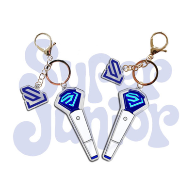 llavero lightstick - super junior