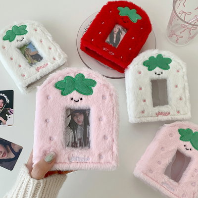 binder kpop photocard album strawberry 🍓