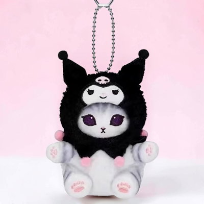 peluche llavero Mofusand x Kuromi✨