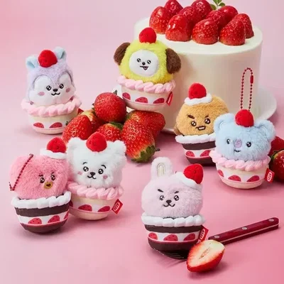 peluche llavero BT21 - strawberry party🍓