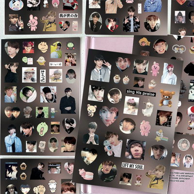 plancha de stickers JK (8 planchas)