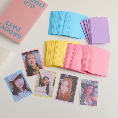 sleeves de colores - pack x50
