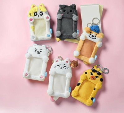 photocard holder peluche llavero enchin